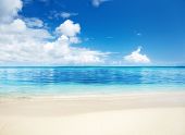 picture of beach  - sand of beach caribbean sea - JPG 