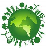 picture of earth  - Green Earth - JPG 