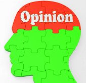 pic of opinion  - Opinion Mind Showing Feedback Surveying And Popularity - JPG 