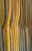 picture of oared  - Many colorful wooden oars good for background use
 - JPG 