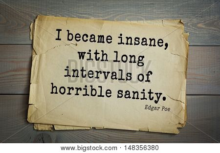 Poster: TOP30 Aphorism by Edgar Allan