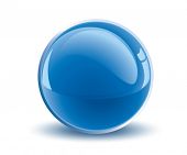 foto of orb  - Blue Sphere - JPG 