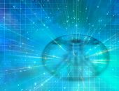 foto of da-vinci  - High Resolution Health Abstract With Vitruvian man - JPG 