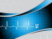 picture of medical  - vector illustration of abstract medical background - JPG 