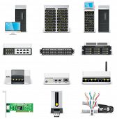 pic of cord  - Vector white computer icon set - JPG 