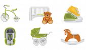 picture of teeter  - Vector baby icons - JPG 