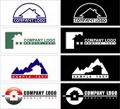 foto of construction  - Logotypes about of habitation or construction - JPG 