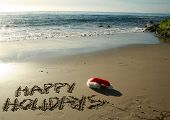 stock photo of holidays  - the words  - JPG 