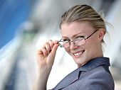 image of business people  - beautiful business woman - JPG 