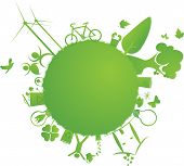 stock photo of earth  - protect the Earth  - JPG 