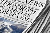 picture of newspaper  - Newspaper headlines  - JPG 